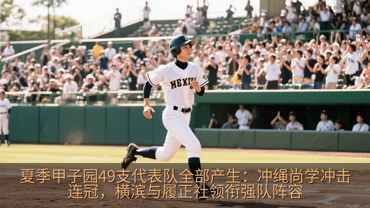 夏季甲子园49支代表队全部产生：冲绳尚学冲击连冠，横滨与履正社领衔强队阵容